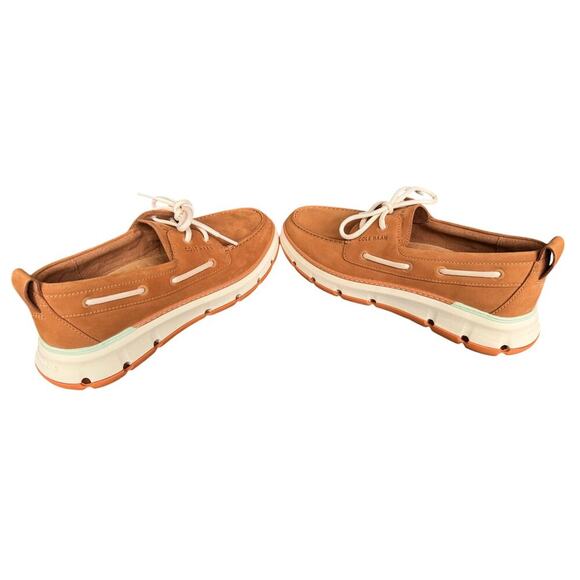 Cole Haan Zerogrand Regatta Boat shoe, Womens size 9, Tan, NWOT - Picture 4 of 9